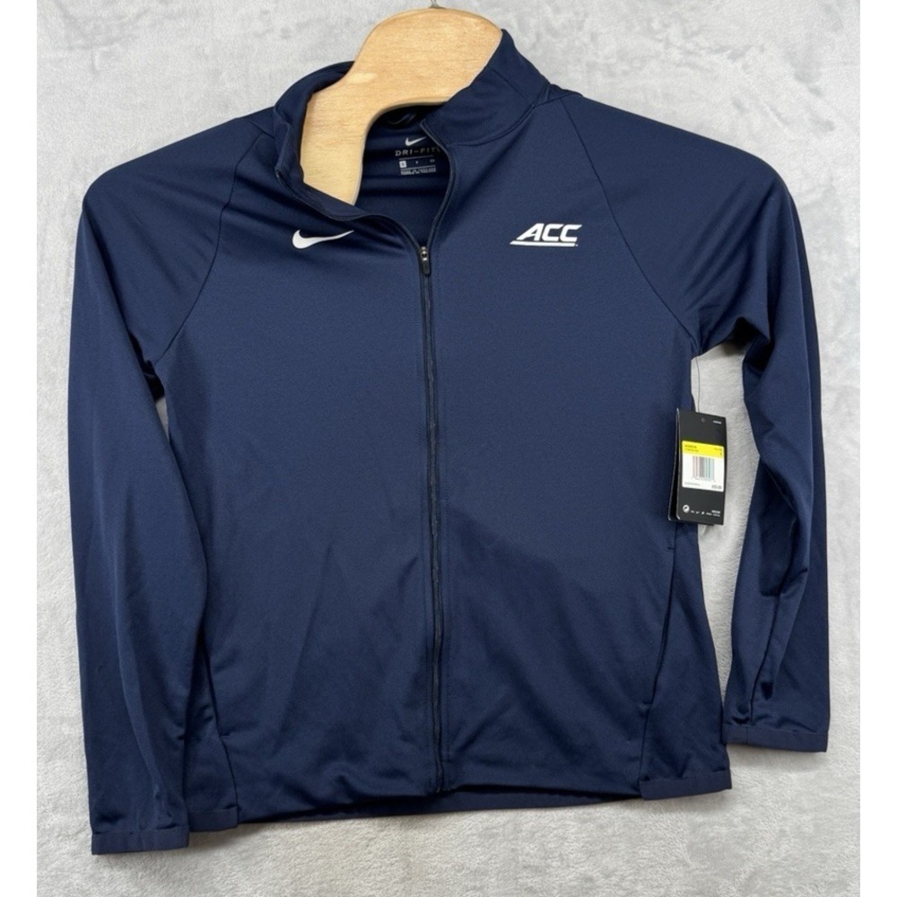 Nike Dri-FIT ACC Confrence Training Jacket Blue Full-Zip Women's Size S NWT